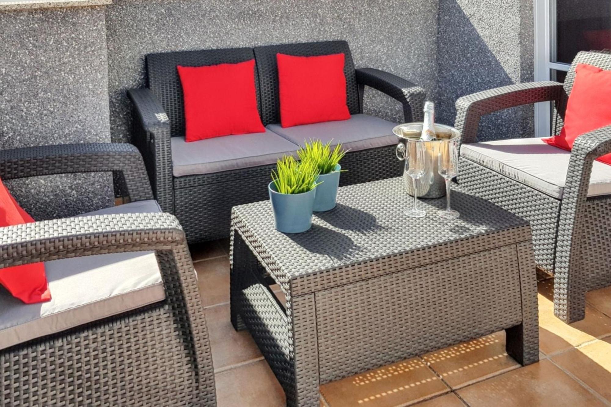 Bright Apartment In Puerto De Santiago 65 M² Terrace Esterno foto
